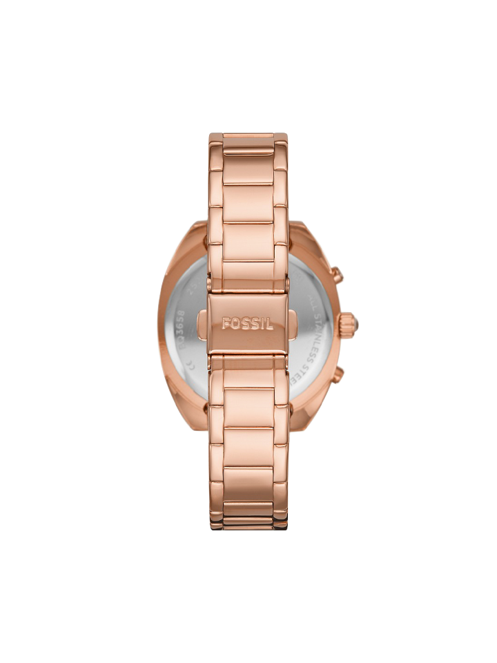 Fossil Vale Chronograph Rose Gold-Tone Stainless Steel Watch