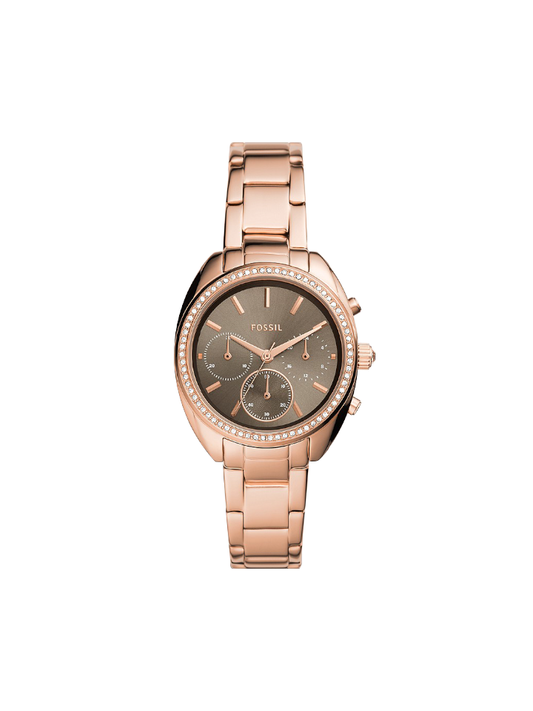 Fossil Vale Chronograph Rose Gold-Tone Stainless Steel Watch