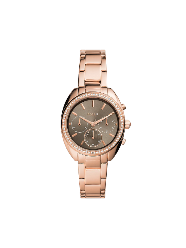 Fossil Vale Chronograph Rose Gold-Tone Stainless Steel Watch