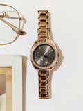 Fossil Vale Chronograph Rose Gold-Tone Stainless Steel Watch
