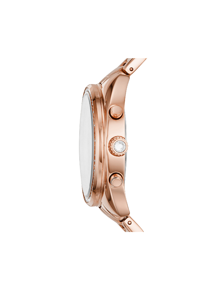 Fossil Vale Chronograph Rose Gold-Tone Stainless Steel Watch