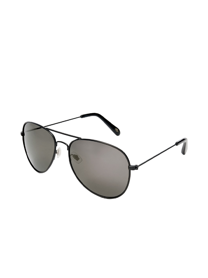 Fossil-X80023-Aviator-Sunglasses-Black-Balilene-samping