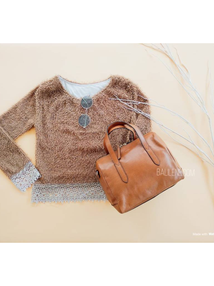 Fossil ZB5486235 Sydney Satchel Camel