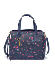 Tas Fossil ZB6907400 Ladies Emma Navy Satchel Bag Original – Balilene