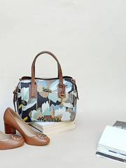 Fossil ZB6907992 Emma Satchel Dark Floral