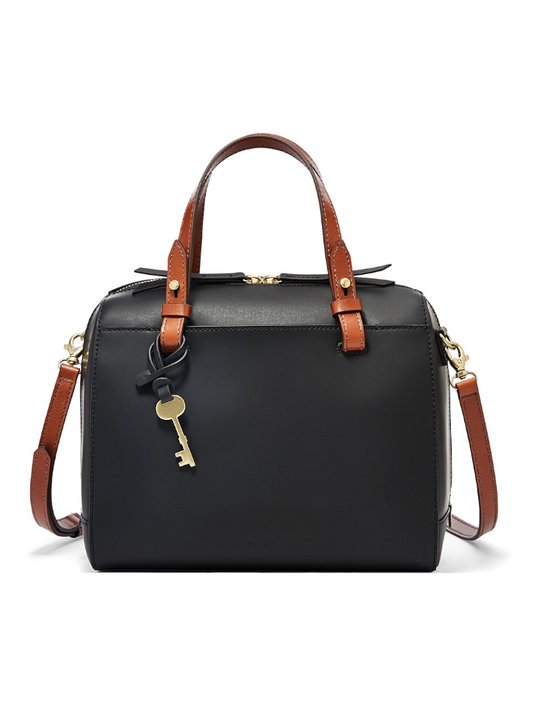 Fossil Rachel Handbag Smooth Leather Black