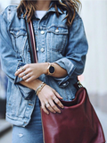 Fossil ZB7285607 Maya Messenger Bag Cabernet