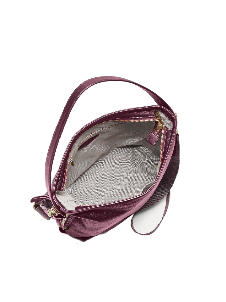 Fossil ZB7285672 Maya Hobo Small Raspberry Wine