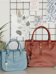 Fossil ZB7412200 Ryder Large Satchel Brown Bag