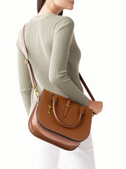 Fossil ZB7412200 Ryder Large Satchel Brown Bag