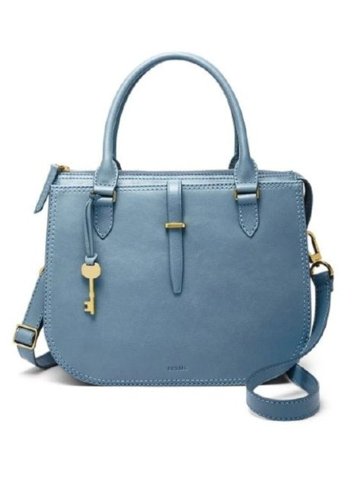 Fossil ZB7412491 Ryder Large Satchel Faded Indigo Balilene