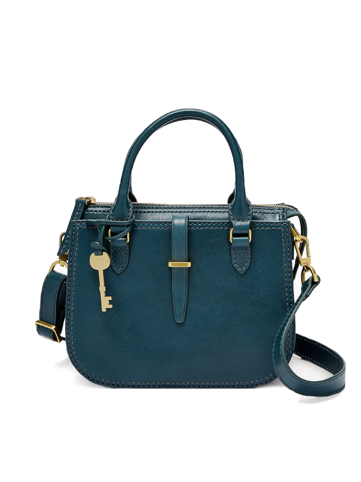 Fossil ZB7587380 Ryder Mini Satchel Indian Teal Balilene