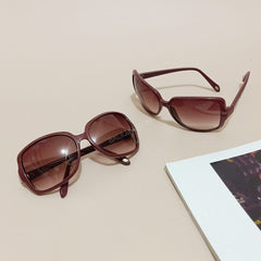 Fossil FW40 Aviator Sunglasses Burgundy