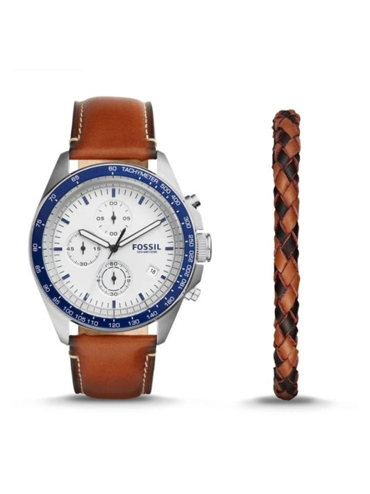 Fossil CH3090SET Sport 54 Chronograph Watch and Bracelet Set