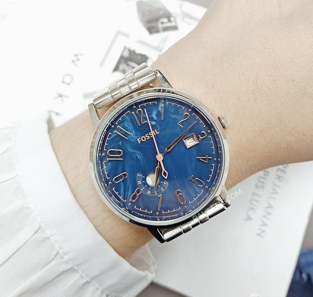 Fossil ES3994 Vintage Muse Blue Dial Ladies Watch