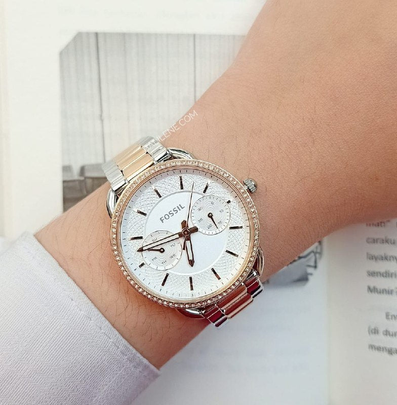 Fossil ES4396 Tailor Multifuntion Two Tone Stainless Stell – Balilene