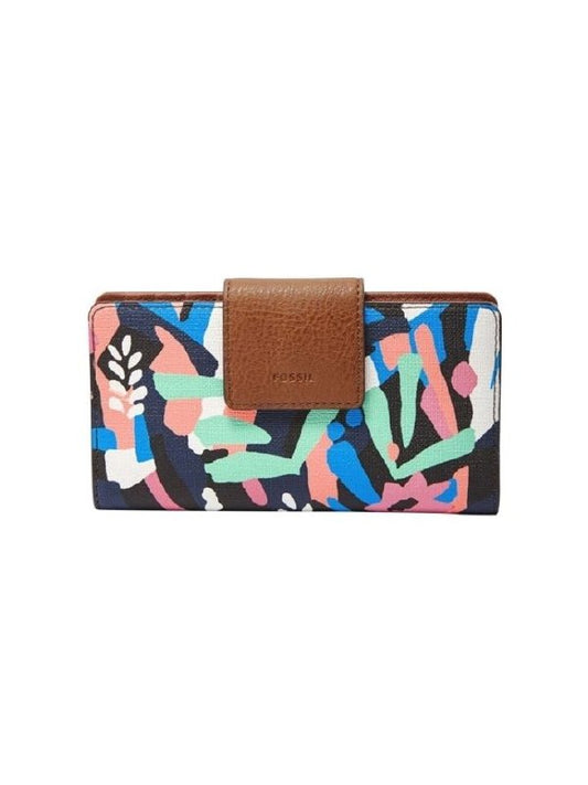 Fossil Sl7200979 Emma Tab Cluth Black Floral