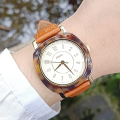 Fossil Es4281 Idealist Three Hand Luggage Leather Watch
