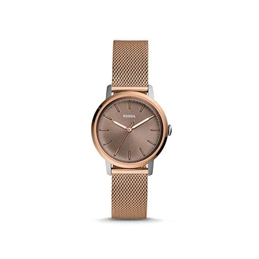 Fossil Es4468 Womens Neely Rose-Tone Stainless Steel Watch