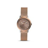 Fossil Es4468 Womens Neely Rose-Tone Stainless Steel Watch