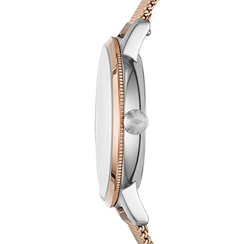 Fossil Es4468 Womens Neely Rose-Tone Stainless Steel Watch