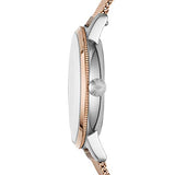 Fossil Es4468 Womens Neely Rose-Tone Stainless Steel Watch