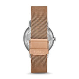 Fossil Es4468 Womens Neely Rose-Tone Stainless Steel Watch