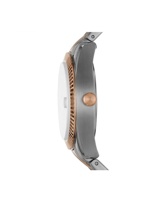 Fossil Es4821 Scarlette Mini Three-Hand Two-Tone Stainless Steel Watch