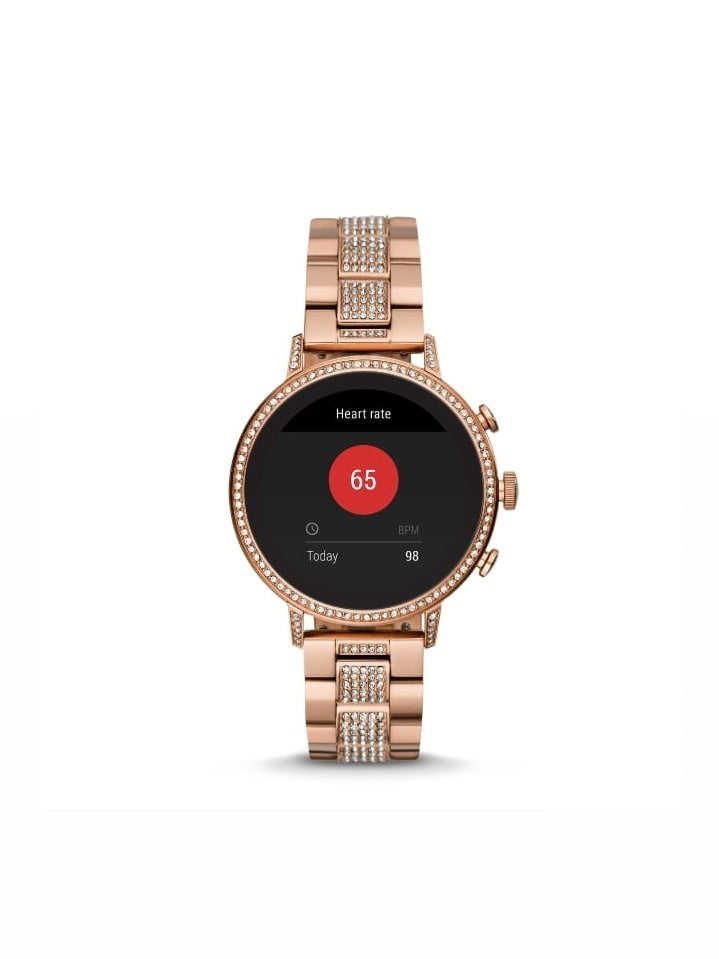 Fossil Ftw6011 Gen 4 Smartwatch Venture Rose Gold Tone Stainless Steel