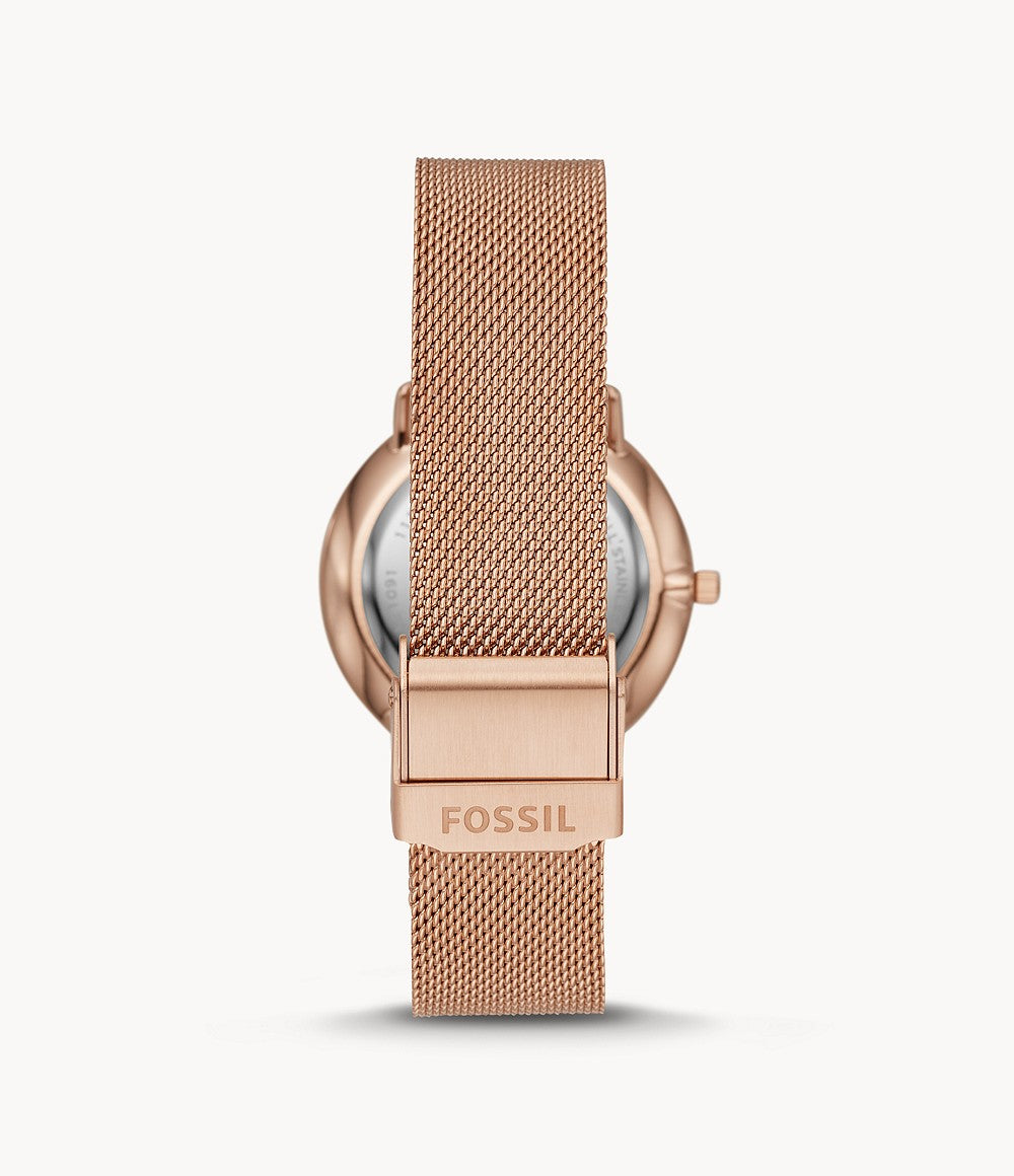 Fossil LE1091 Damenuhr Prismatic Kaleido Edelstahl Rosegold