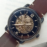 Fossil Me3158 Commuter Automatic Brown Leather Watch
