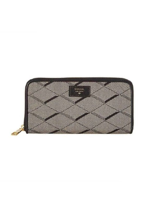 Fossil SL6706063 Sydney Fab Zip Grey Black Zig Zag