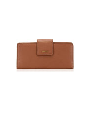 Fossil Swl1574210 Madison Slim Clutch Medium Brown