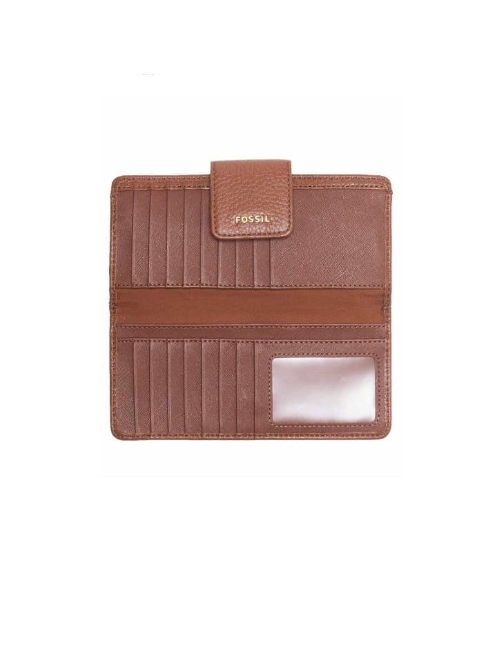 Fossil Swl1574210 Madison Slim Clutch Medium Brown