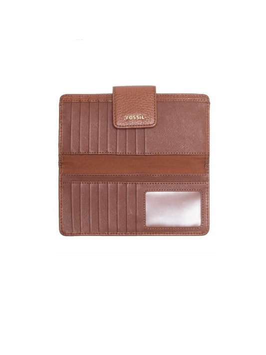 Fossil Swl1574210 Madison Slim Clutch Medium Brown