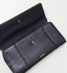 Fossil Swl3009001 Jori Flap Clutch Black