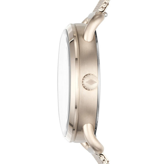 Fossil Es4349 The Commuter Three-hand Date Pink Watch