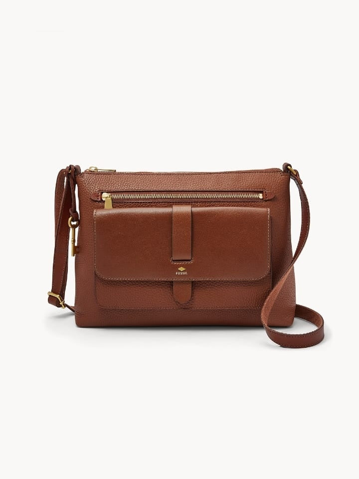 Fossil ZB7879200 Kinley Crossbody Brown