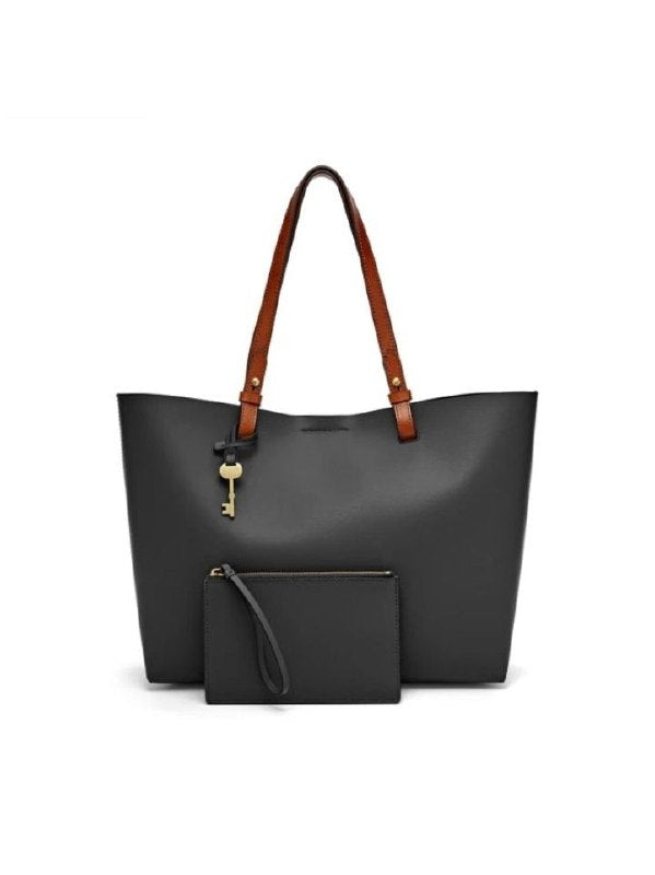 Fossil ZB6817001 Rachel Tote Smooth Leather Black