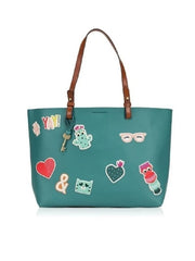 Fossil Zb7250320 Rachel Tote Sticker Teal Green