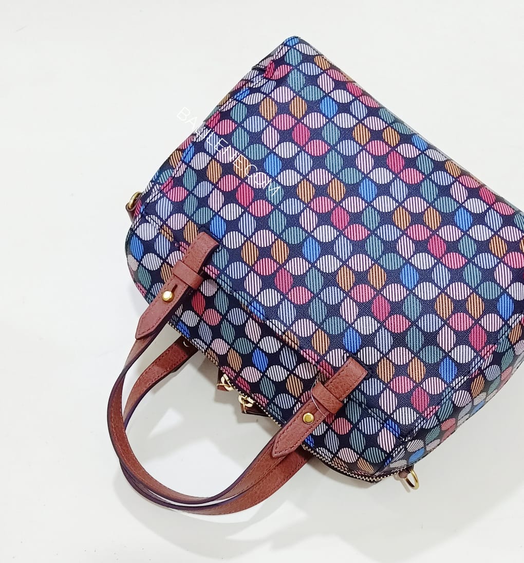 Fossil  Zb7314016 Rachel Satchel Black Multi