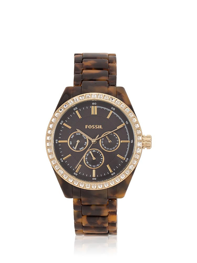 Fossil BQ1191 Chronograph Acrylic Tortoise
