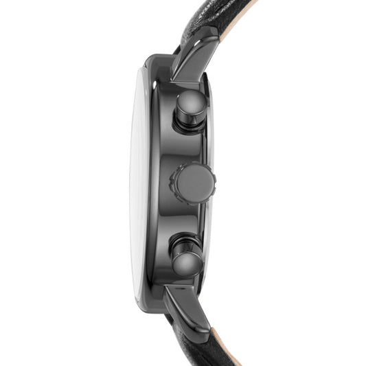 Fossil BQ1703 Rhett Chronograph Black Leather Watch