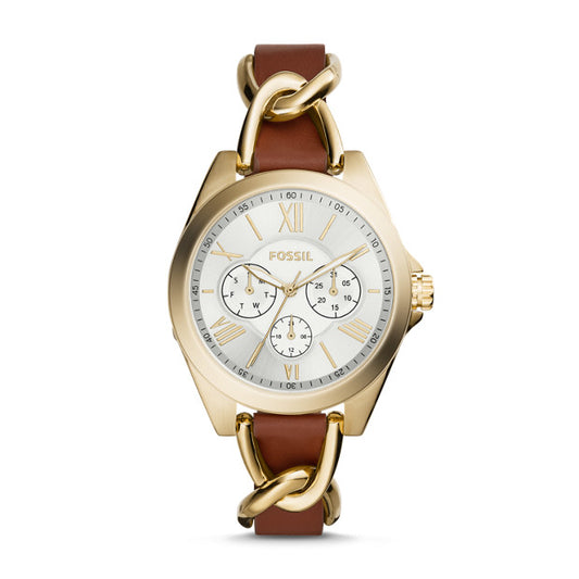 Fossil BQ3411 Modern Courier Multifunction Brown Leather Watch