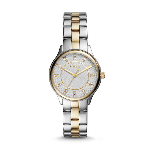 Fossil Bq1574 Modern Sophisticate Three-hand Two-tone Stainless Steel Watch