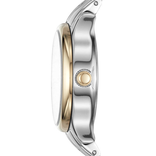 Fossil Bq1574 Modern Sophisticate Three-hand Two-tone Stainless Steel Watch