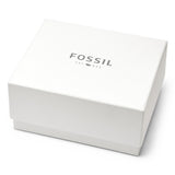 Fossil Bq2186set His Chronograph And Her Multifunction Navy Leather Watch Gift Set