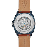 Fossil Bq2427 Privateer Sport Mechanical Luggage Leather Watch