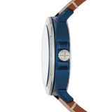 Fossil Bq2427 Privateer Sport Mechanical Luggage Leather Watch