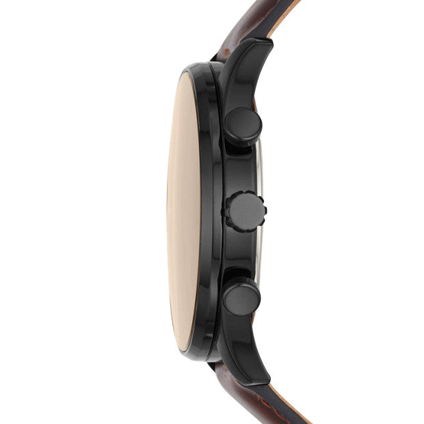 Fossil BQ2457 Sullivan Multifunction Brown Leather Watch Jewelry